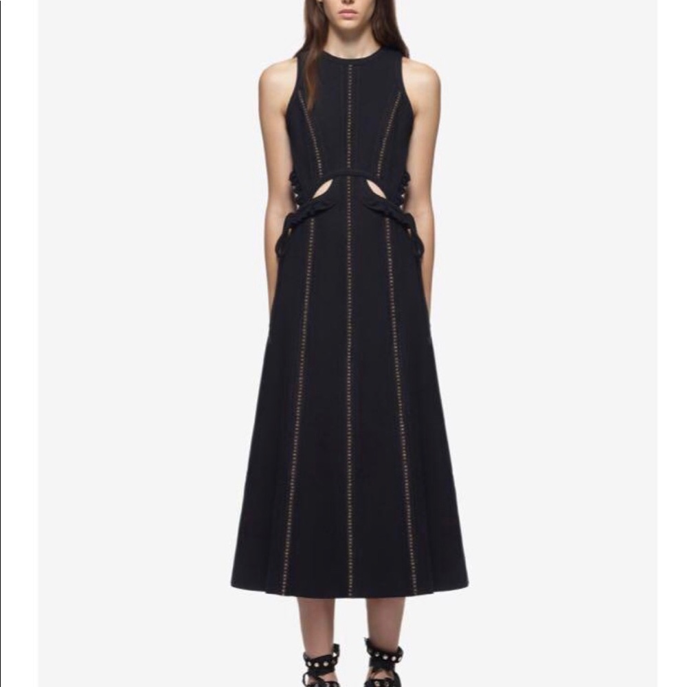 Self Portrait Black Cut Midi dress US06/UK10 - Picture 3 of 3